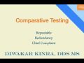 Endodontic Diagnosis - Part 3 Comparative Testing for Assessment