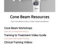 Introduction to Cone Beam Education on CDOCS Website